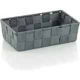 Kela Korb Alvaro PP-Faserband grau 23x15x6cm