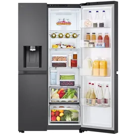 LG GSLE81EPBD Side-by-Side (628 l, 1790 mm hoch, Schwarz)