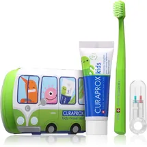 Curaprox Zahnbürste KIDS Travel-Set grün 1 Set