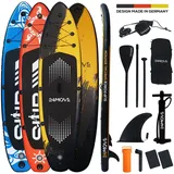 24MOVE Standup Paddle SUP Board Set 305 x 76 x 15 cm rot