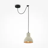 Maytoni Broni 1-flg. 16 cm rund schwarz Beton