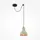 Maytoni Broni 1-flg. 16 cm rund schwarz Beton