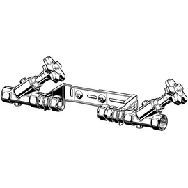 Viega Easytop Montageeinheit 553609 Qn 2,5, Rp 1 x Rp 1, für Wasserzähler