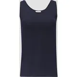 Schmal geschnittenes Tanktop aus Baumwollmix blau 42