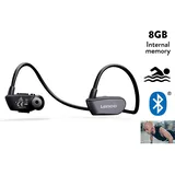 Lenco BTX-860BK - Bluetooth® wasserdichter Sport Kopfhörer mit 8 GB MP3-Player - Schwarz