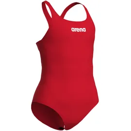 Arena Mädchen Girl's Team Swimsuit Swim Pro Solid Badeanzüge, Red-white, 164 EU