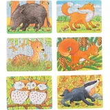 GoKi Minipuzzle Waldtiere