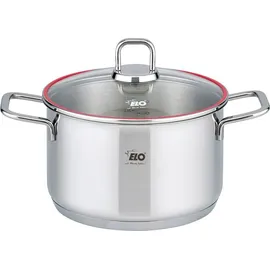 ELO Excellent Topf-Set 5-tlg. 3 x Fleischtopf + Bratentopf + Stielkasserolle + Silikon Topfuntersetzer