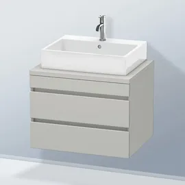 Duravit Waschtischunterschrank 2 Auszüge 70 x 51,2 x 54,8 cm Grau Matt