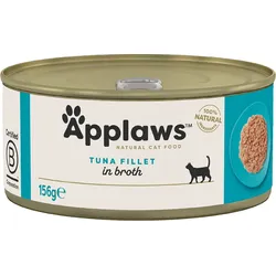 APPLAWS Cat Adult Tuna Fillet in Broth 156 g Thunfischfilet in Brühe