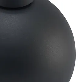 LUCANDE Sivanel Deckenleuchte, doppelter Schirm - Schwarz,