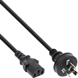 InLine Netzkabel - Netzstecker China auf Kaltgerätestecker C13 - 0,5m