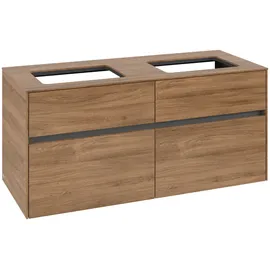 Villeroy & Boch Waschtischunterschrank 4 Auszüge 120 x 54,8 x 50 cm Kansas Oak
