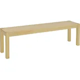 Homcom Sitzbank Holzbank Natur 150 x 33 x 45 cm