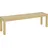 Homcom Sitzbank Holzbank Natur 150 x 33 x 45 cm