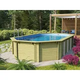 Karibu Pool Modell 5 Variante A, im Set mit Filterpaket groß und Skimmer