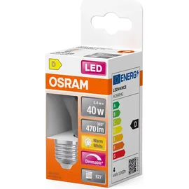 Osram LED-Lampe 4099854443947 3,4 W E27 warmweiß