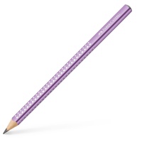 Faber-Castell Jumbo Sparkle Bleistift B metallic violet, 1 St.