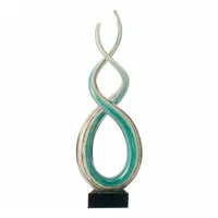 LEONARDO Deko-Figur Rotate 38 cm Glas Blau Türkis
