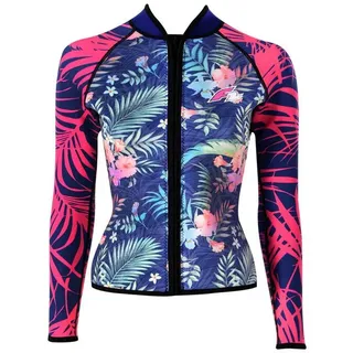 F2 Damen Neopren Oberteil Tropical Jacke Lang 2,5 mm XS Multicolor 2024/25