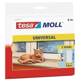 Tesa tesamoll Universal Schaumstoff Fenster-Dichtungsband weiß 15,0 mm x 6,0 m 1 St.