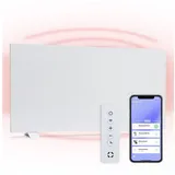 Klarstein Taal Smart Hybrid-Infrarot-Heizung 105x56cm 750W Wochentimer IP24 Weiß