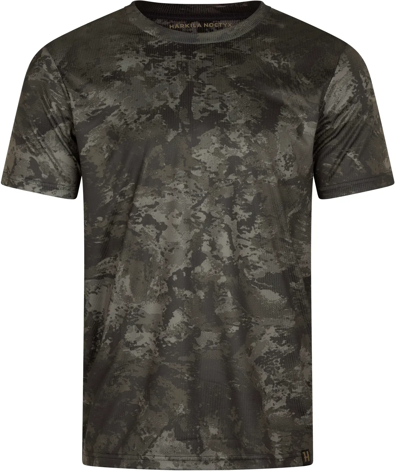 Härkila Herren NOCTYX Axis MSP Camo T-Shirt - L - black/black