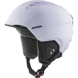 Alpina Grand LAVALAN - Nachhaltiger, Sicherer und Indiv. Anpassbarer Skihelm Mit Schafswolle Innenfutter Für Erwachsene, Lilac matt, 54-57 cm