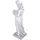 deluke Gartenfigur JENS Kunststoff Weiß 94x31x37cm Gartendeko Outdoor Figur