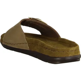 ROHDE Damen Pantolette Leder Klettverschluss Memoryfußbett Rodigo-D 5875, Größe:42 EU,