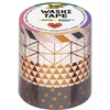 Washi-Tape 4er Set HOTFOIL KUPFER 3x 15mmx5m + 1x 5mmx5m