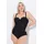 Ulla Popken Badeanzug Damen Schwarz 56