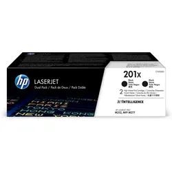 HP 201X 2er-Pack Schwarz Original LaserJet Tonerkartuschen