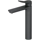 AM.PM Waschtischarmatur Hoch, Schwarz Wasserhahn Bad Waschbecken Armatur Einhebelmischer Badarmatur Mischbatterie für Badezimmer Aufsatzwaschbecken