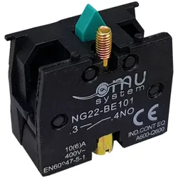 XBS Kontaktblock Hilfsschalter Kontakt Block Hilfsschaltblock Schalter 1NO 6A Schließer NG22-BE101