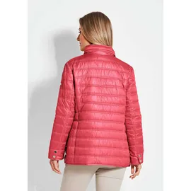 GOLDNER Leichte Steppjacke mit Kapuze, 71cm in koralle | Gr.: 44,