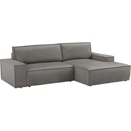 OTTO home Eckcouch Cord 2-Sitzer Grau