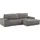 OTTO home Eckcouch Cord 2-Sitzer Grau
