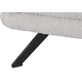 Lounge Collection Eckcouch Flachgewebe 285 cm Silber