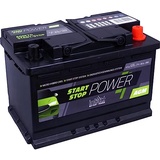 intAct Start-Stop-Power AGM70SS, wartungsfreie AGM Start Stopp Batterie, Autobatterie 12V 70Ah 760 A (EN), Schaltung 0 (Pluspol rechts), Maße (LxBxH): 278x175x190mm