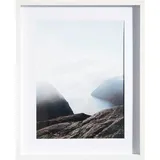 Möbel Kraft Iceland Holzbilderrahmen weiß 40x50 cm 1 St.