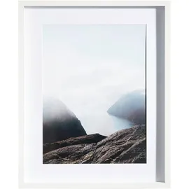 Möbel Kraft Iceland Holzbilderrahmen weiß 40x50 cm 1 St.