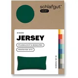 schlafgut »EASY Jersey«, (1 St.), Kissenhülle mit Reißverschluss, weich und saugfähig, Kissenbezug, grün