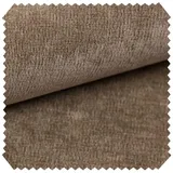 novely® Stoff ISSUM - Samtweicher Chenille-Möbelstoff - Sehr Robuster Polsterstoff, Samtweich, Robust, Pflegeleicht, Meterware, 1lfm braun