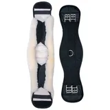 Waldhausen Kurzgurt Lammfell (55cm) - Schwarz-Natur - 55cm