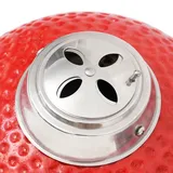 vidaXL Kamado Grill & Smoker Keramik rot 316097