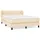 vidaXL Boxspringbett 140 x 200 cm Creme