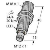 Turck Ultraschallsensor RU40LM18MUP8X2H1151