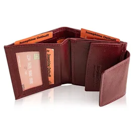 Josephine Osthoff Handtaschen-Manufaktur Josephine Osthoff Geldbörse unisex Portemonnaie bordeaux