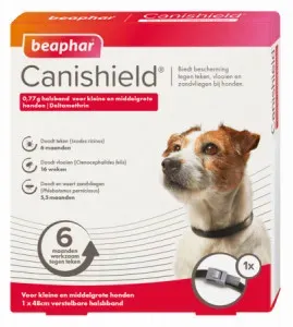 Beaphar Canishield Halsband Hond klein/middelgroot  2 stuks